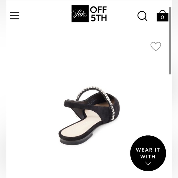 Stuart Weitzman Crystalline Slingback Flat - Picture 2 of 8